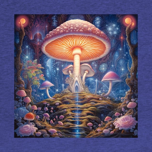 Magic Mushroom Mountain by Star Scrunch